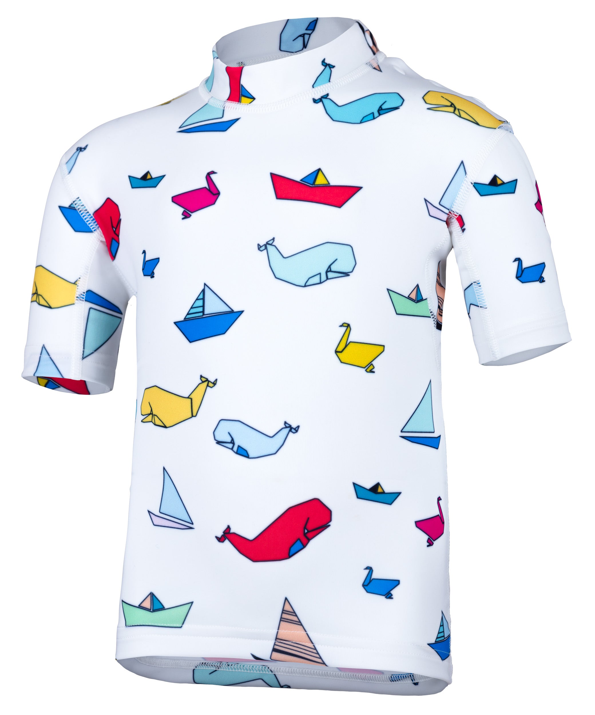 Hyphen T-Shirt ‘traffic white‘ UV-Schutz 80