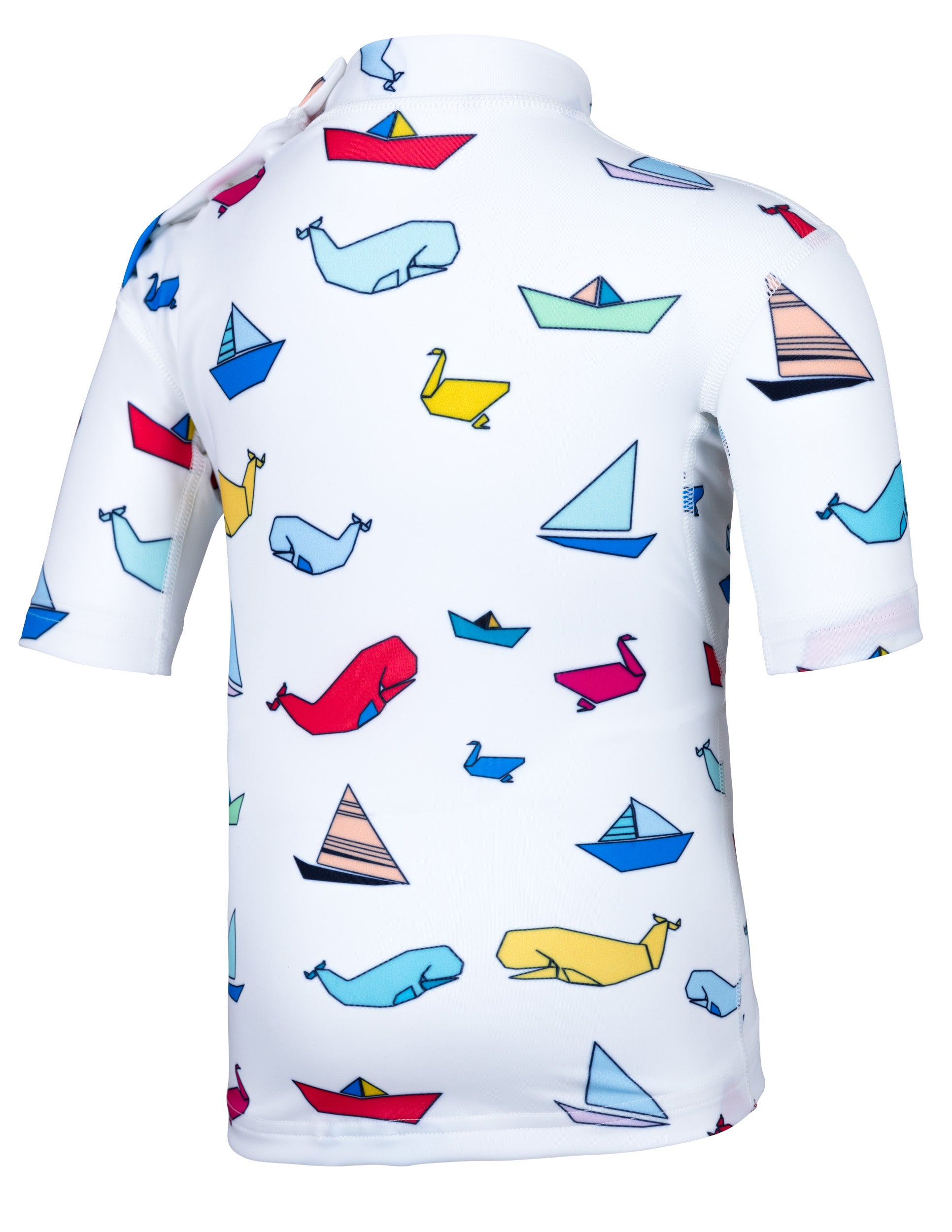 Hyphen T-Shirt ‘traffic white‘ UV-Schutz 80