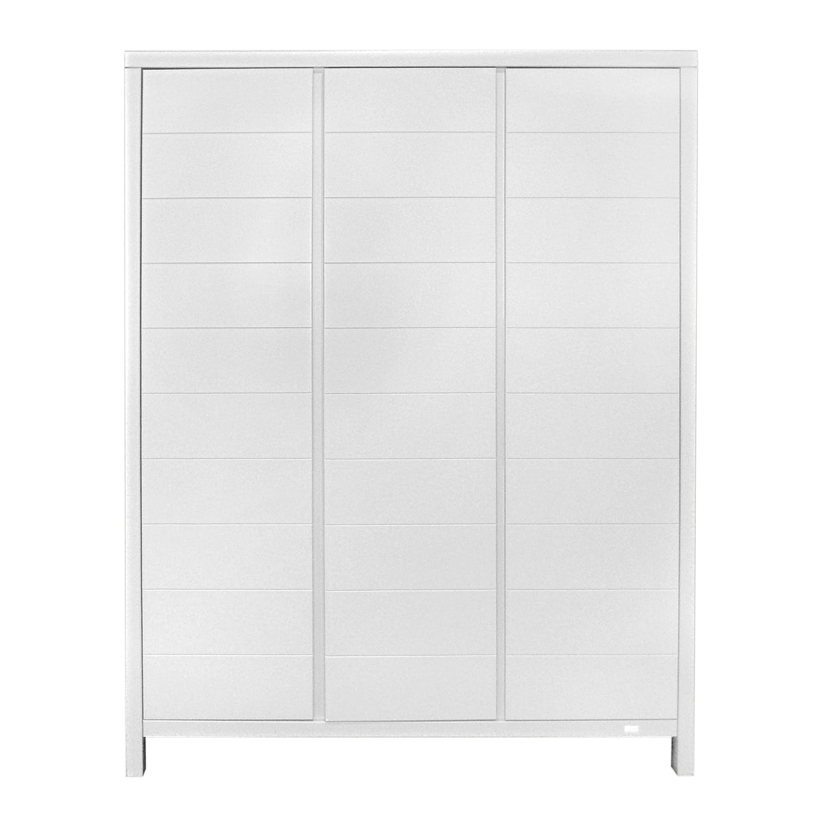Quax Stripes Kleiderschrank 3-türig white