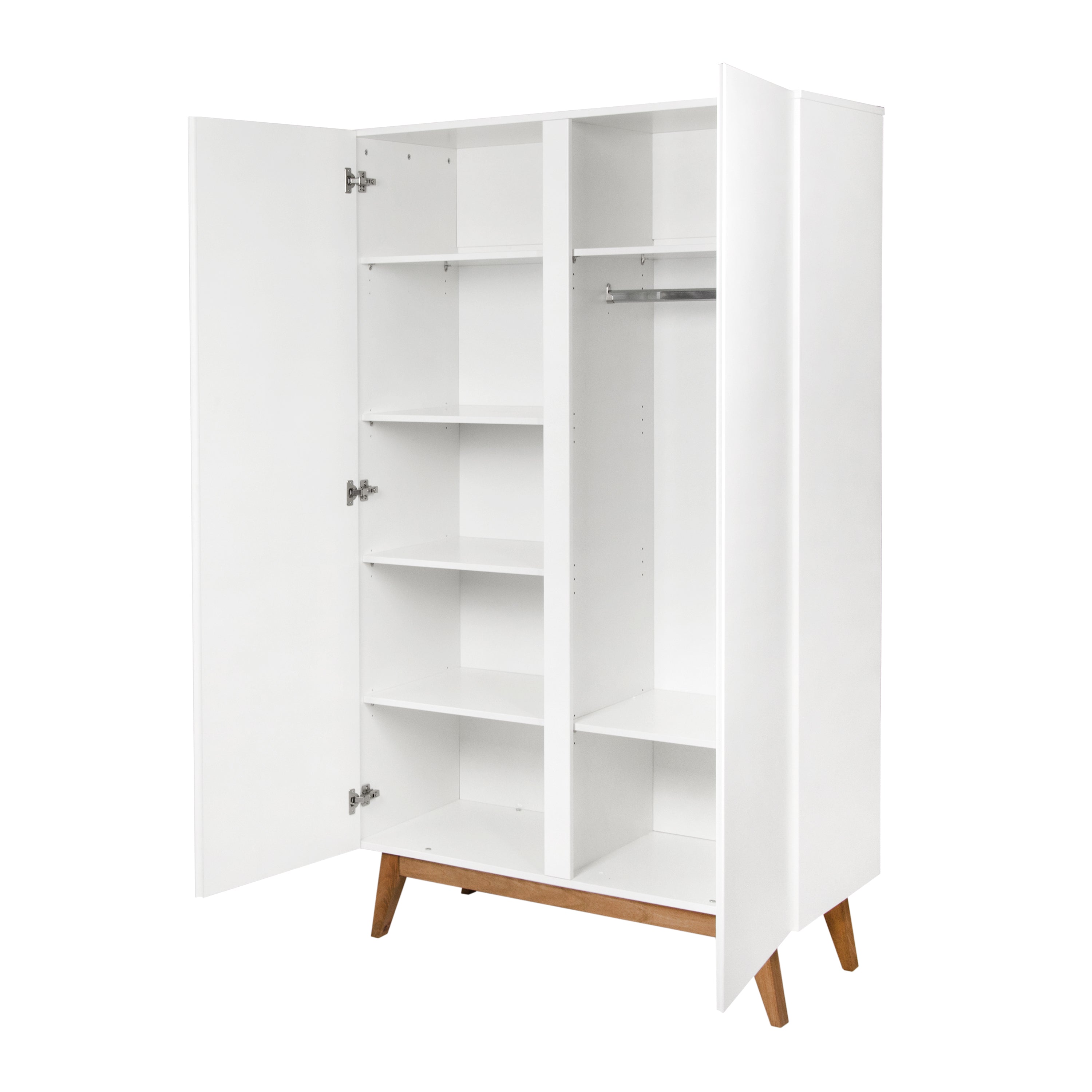 Quax Trendy Kleiderschrank 2-türig white