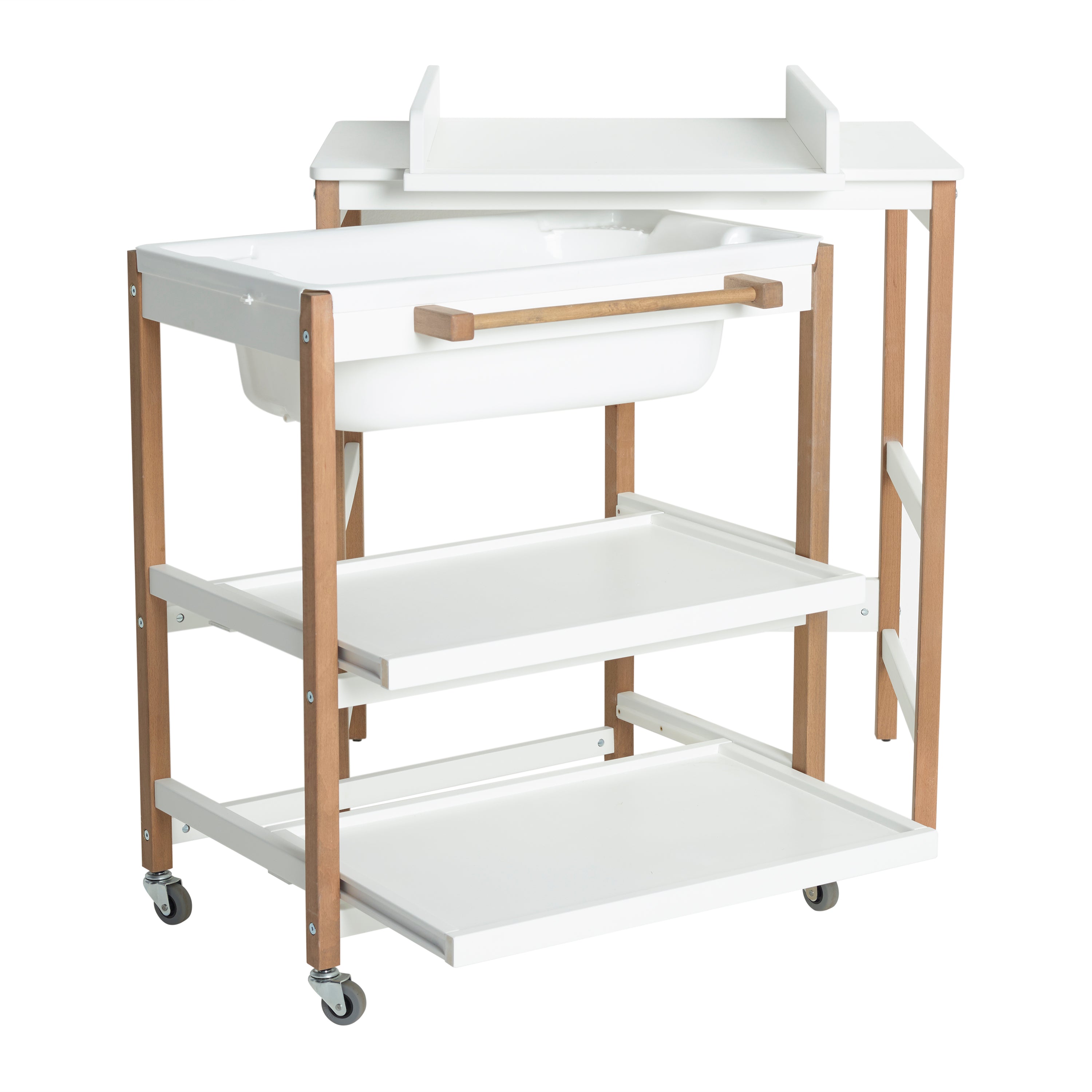 Quax Bade-Wickel-Kombination Smart white-natural