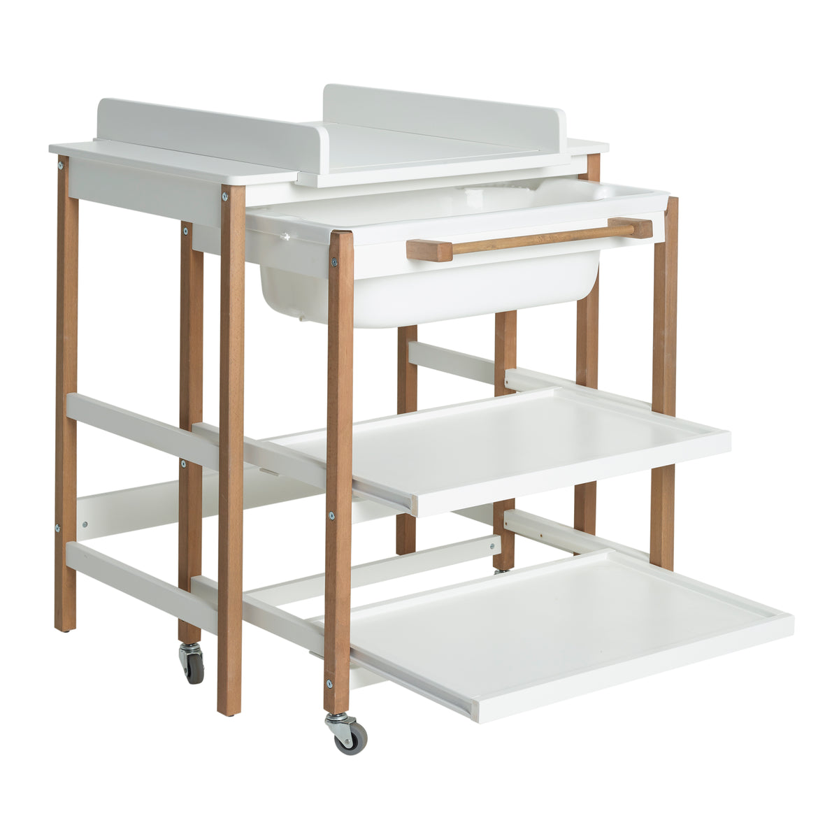 Quax Bade-Wickel-Kombination Smart white-natural