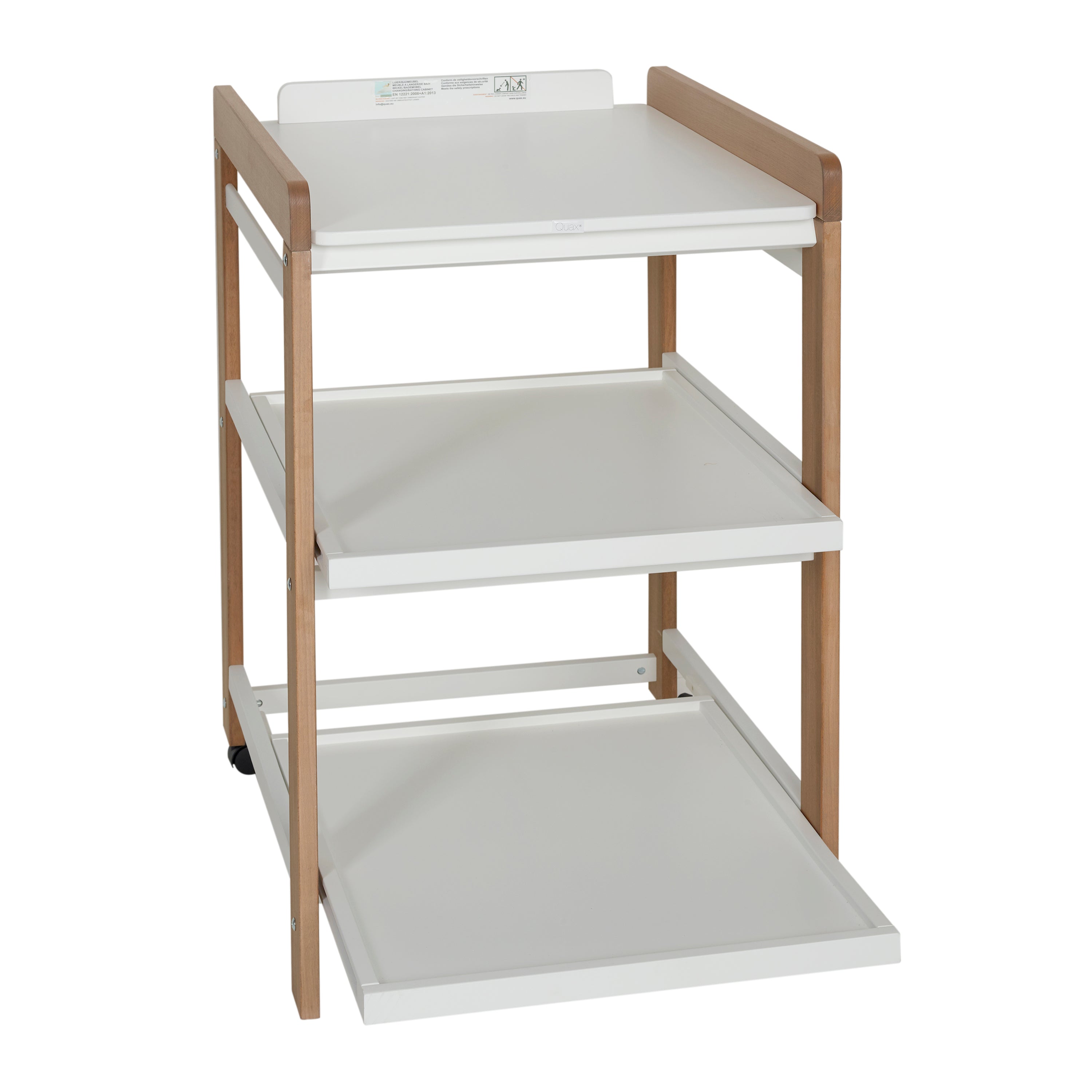 Quax Wickeltisch Comfort white-naturel