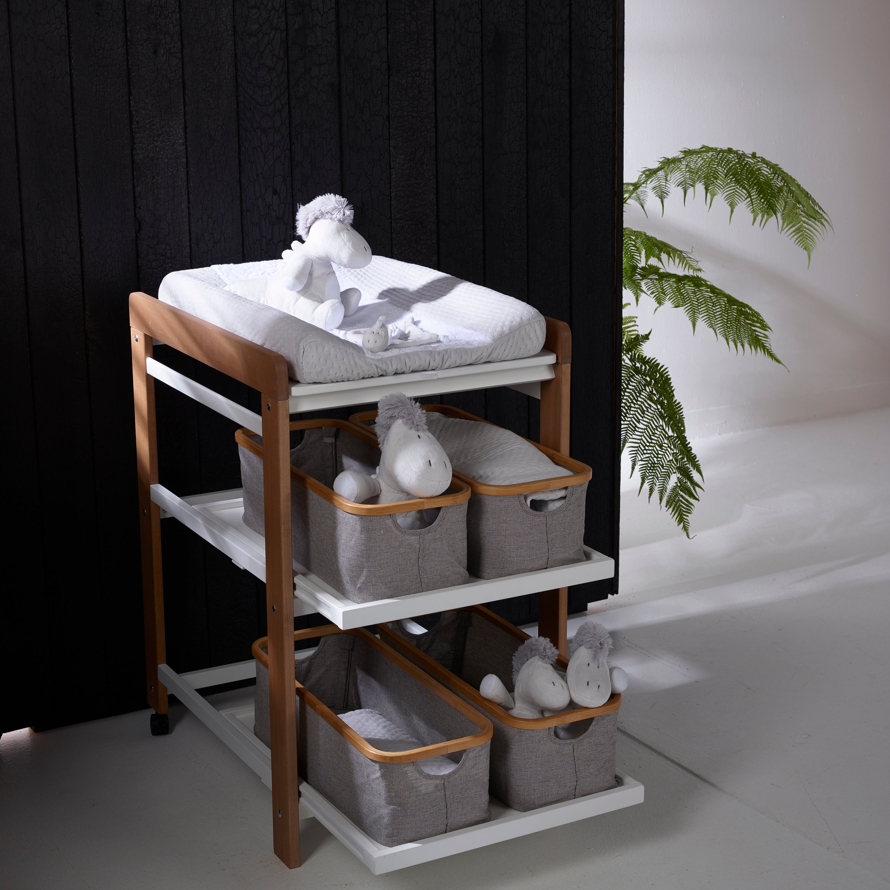 Quax Wickeltisch Comfort white-naturel