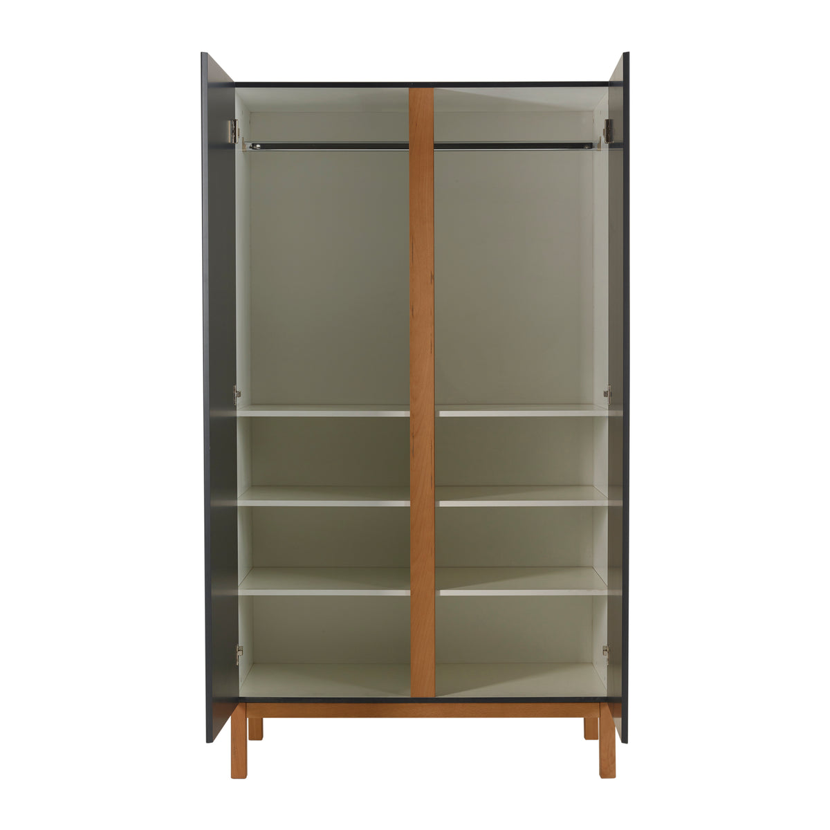 Quax Indigo Kleiderschrank 2-türig moonshadow