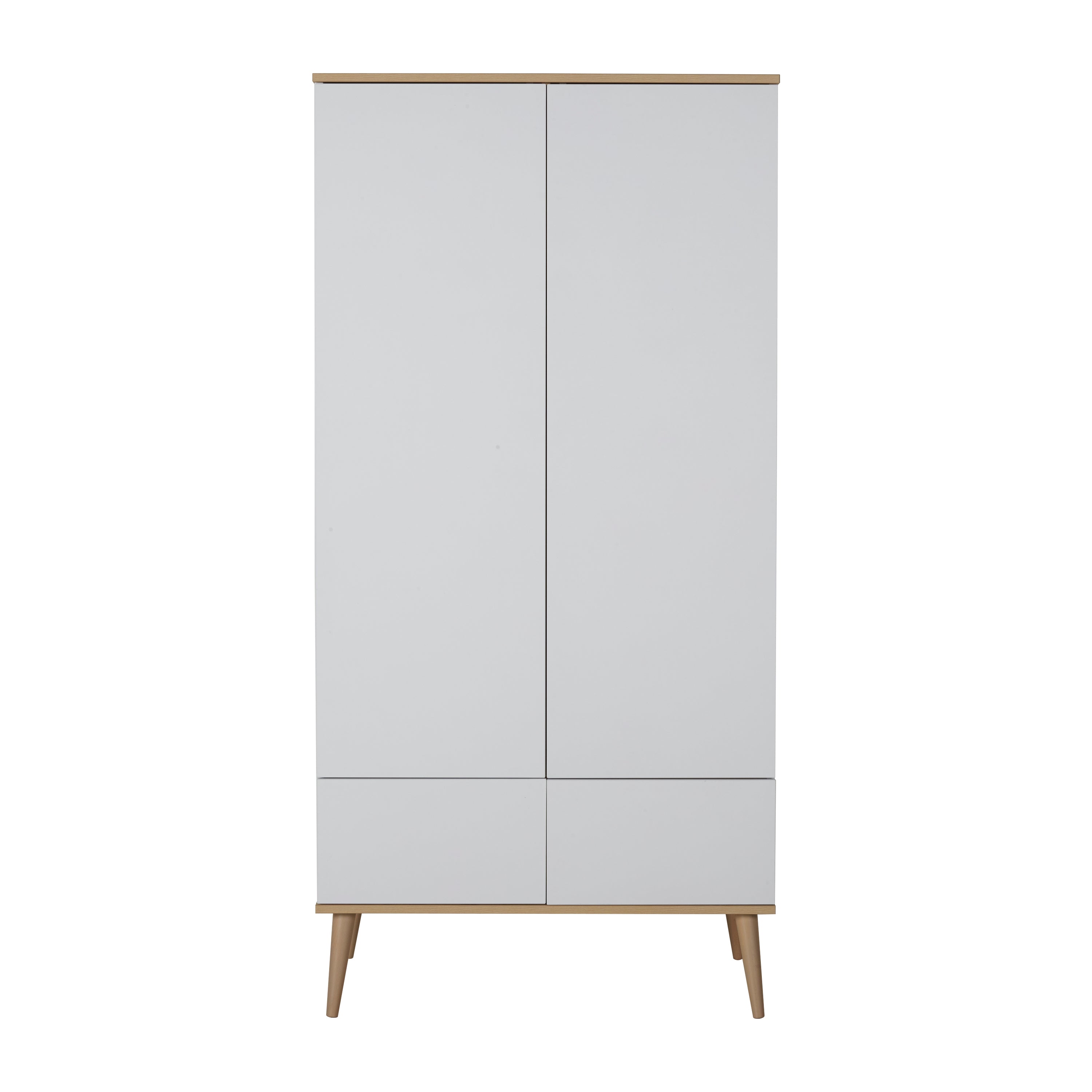 Quax Flow Kleiderschrank 2-türig white