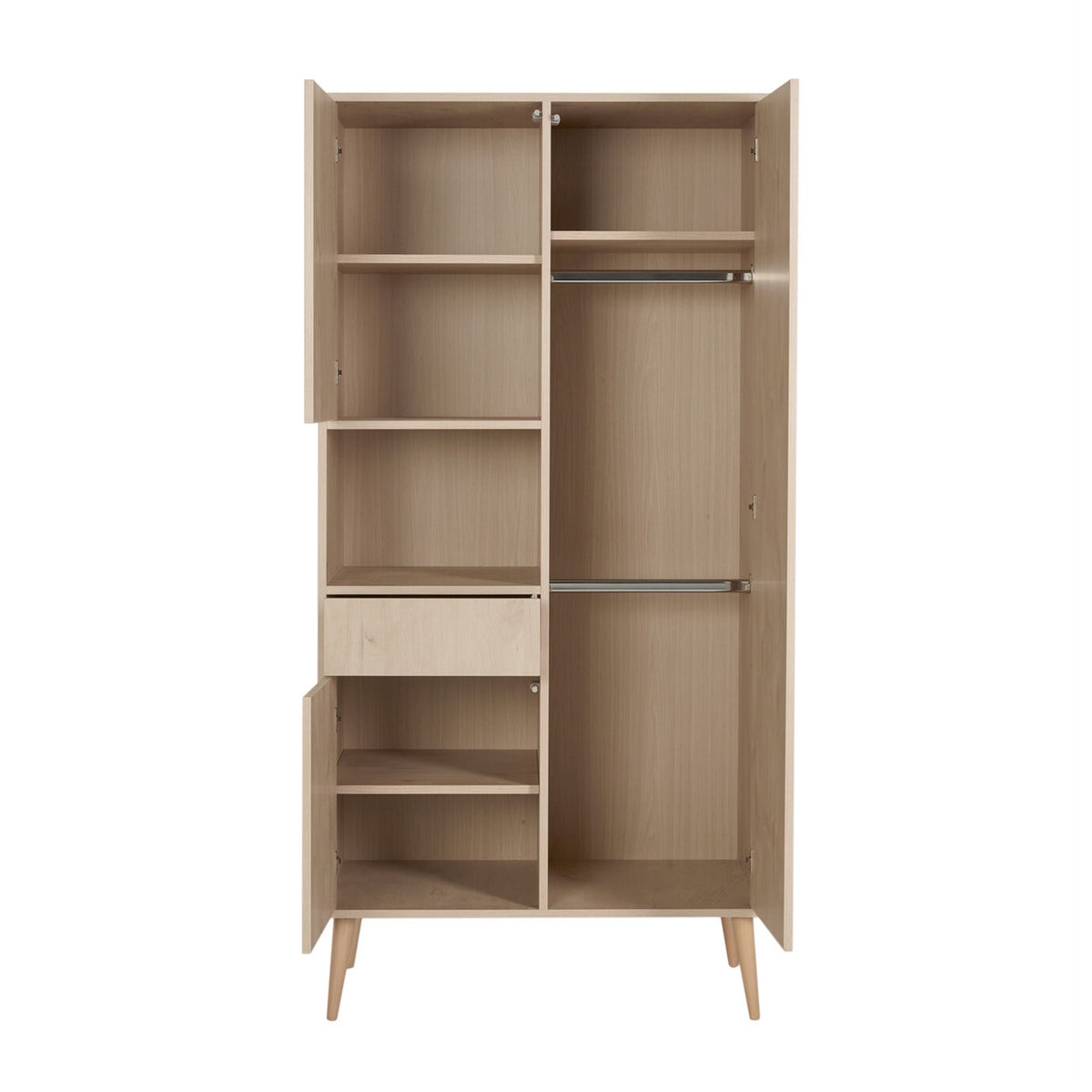 Quax Cocoon Kleiderschrank 3-türig natural oak