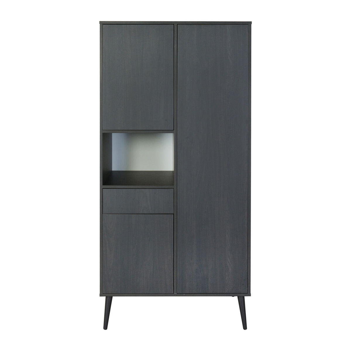 Quax Cocoon Kleiderschrank 3-türig eboni