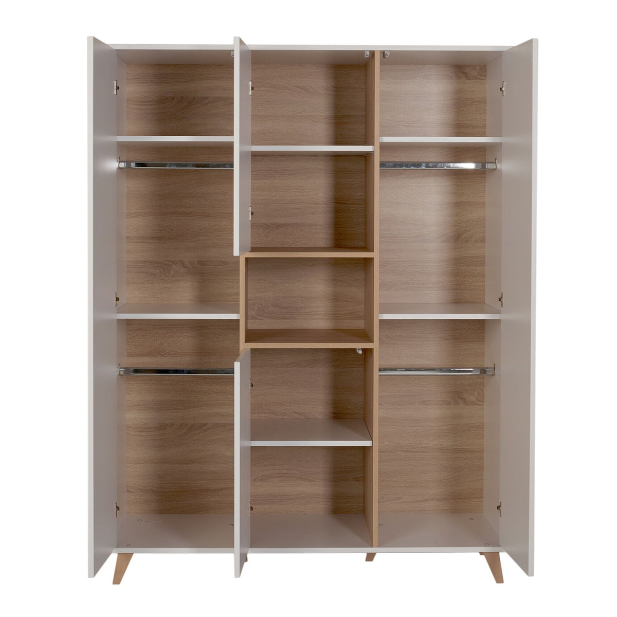 Quax Loft Kleiderschrank 4-türig white