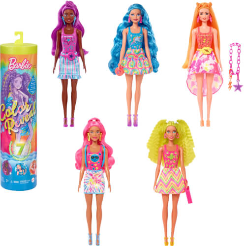 Barbie Color Reveal Neon Tie-Dye Series