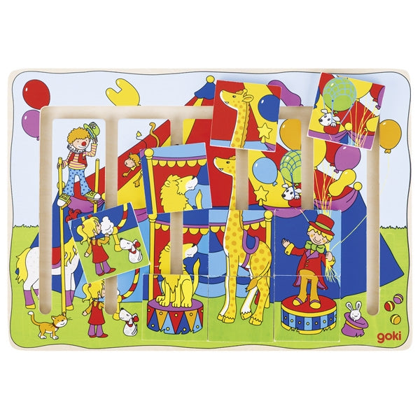 Goki Schiebepuzzle Zirkusvorstellung