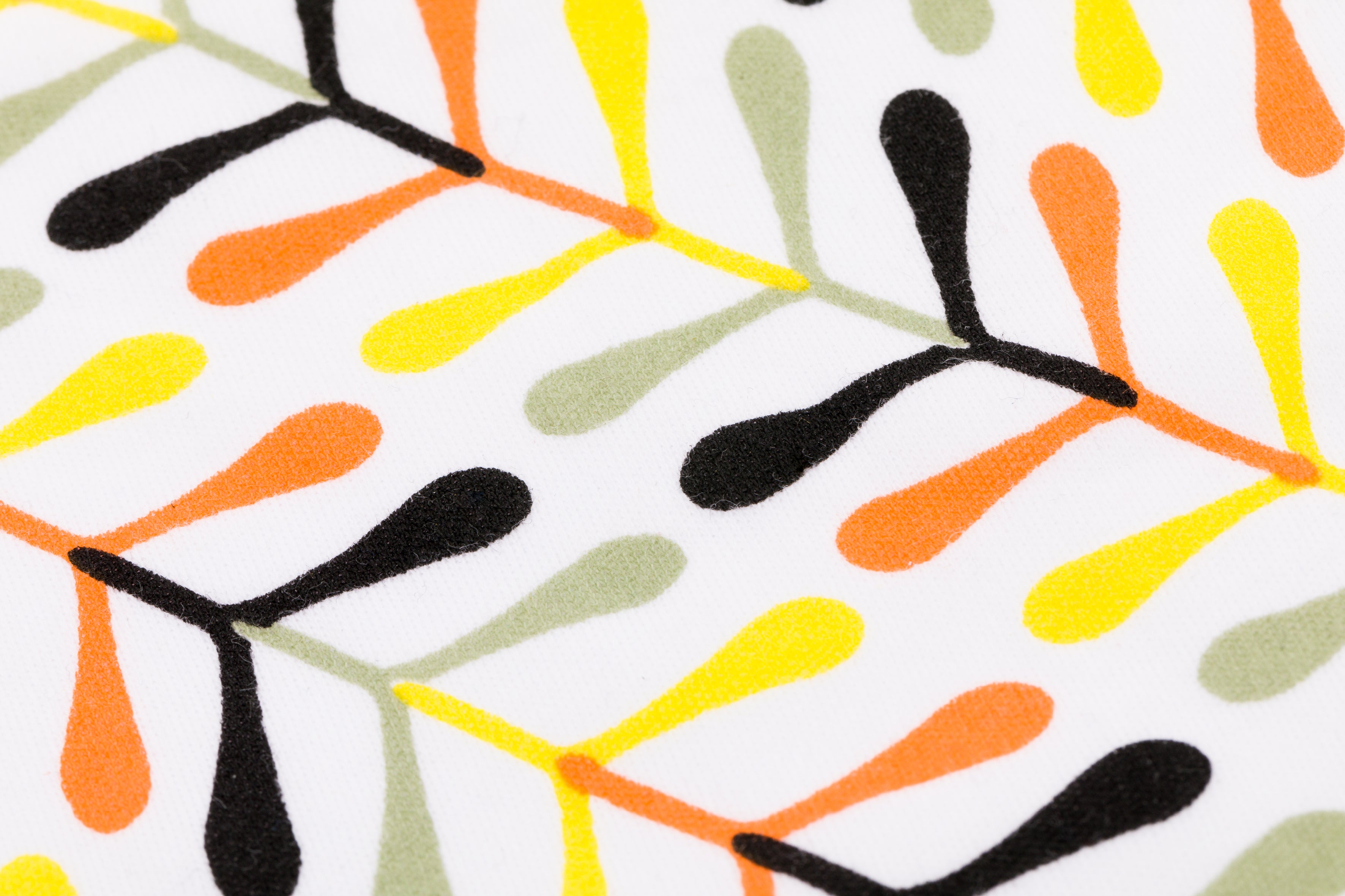 Fillikid Dreieckstuch mit Beissspitze Blätter gelb/orange 2er Pack