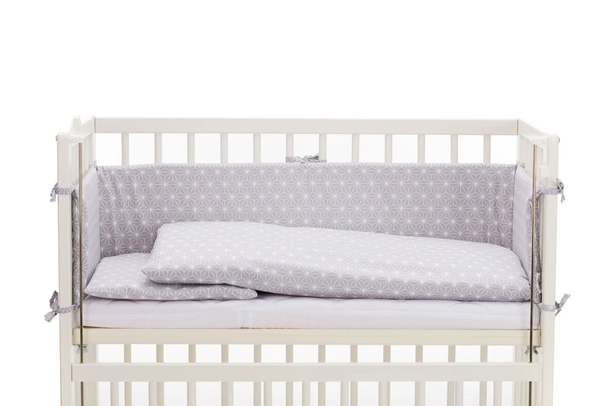 Fillikid Bettset Luxe für Bett Nino 555- Cube grey