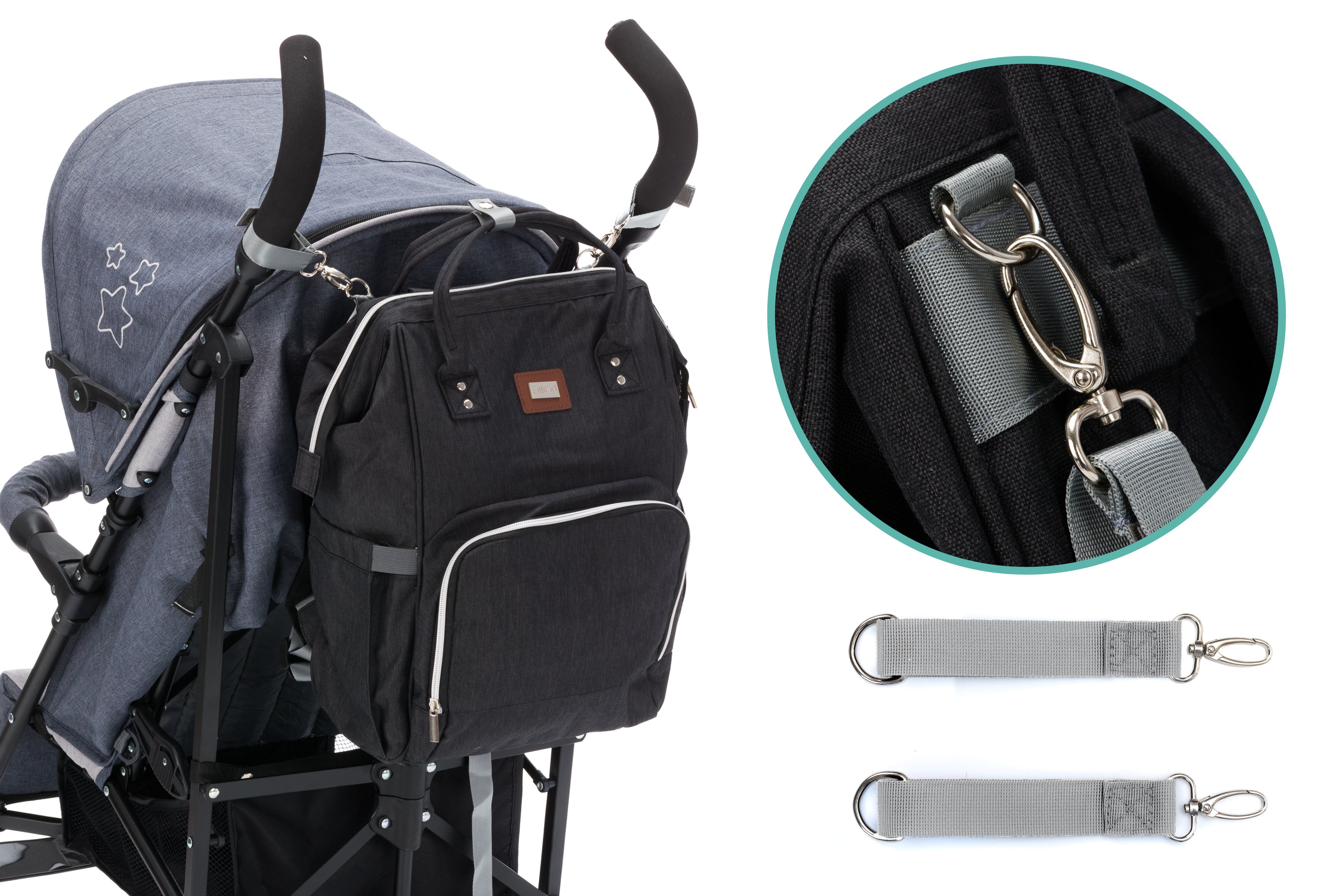 fillikid wanderrucksack Fillikid Wickelrucksack Paris melange schwarz – Margaretha's Bébé- & Kinderparadies AG