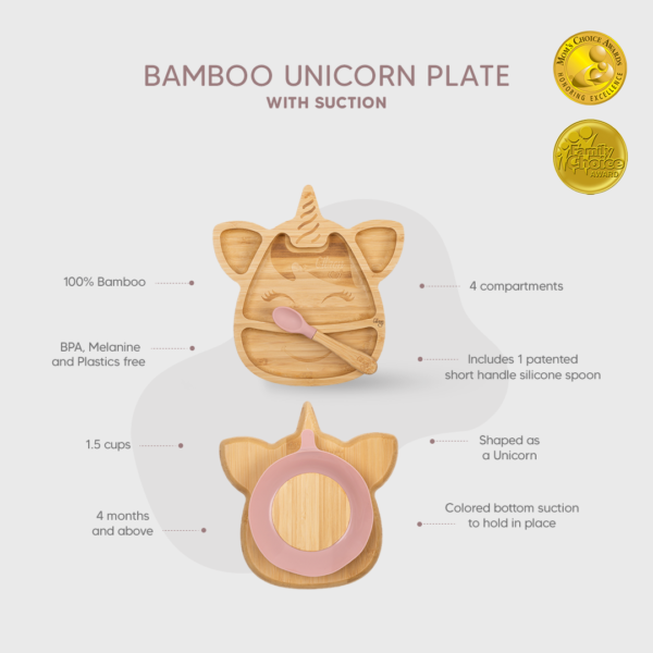 Citron Plate Unicorn mit Saugnapf