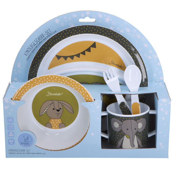 Sterntaler Kindergeschirr Set Eddy+Happy