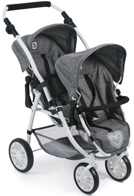 Bayer Chic 2000 Tandem Puppenwagen Vario