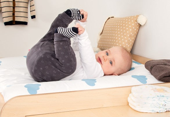 Pinolino Wickelauflage 'Komfort' Dessin 'Wölkchen'