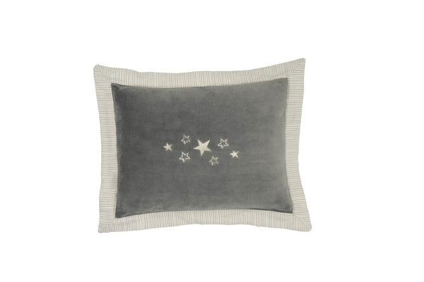 BeBe´s Collection Kuschelkissen Sternchen grau