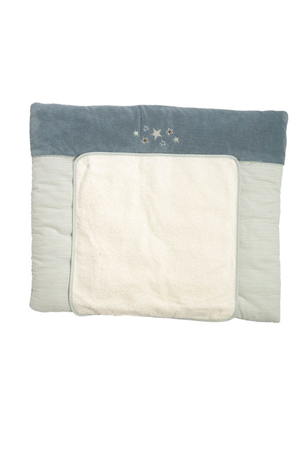 BeBe´s Collection Wickelunterlage gross ca. 85x70 cm - Sternchen mint