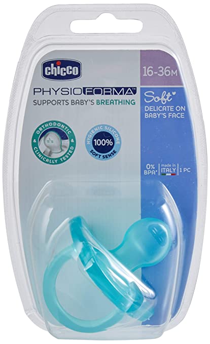 Chicco PhysioForma® Soft 0-6M Beruhigungssauger (100% Silikon)