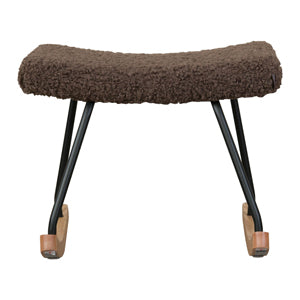 Quax Hocker for Rocking de Luxe (Schaukelstuhl) bison