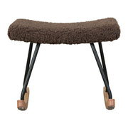 Quax Hocker for Rocking de Luxe (Schaukelstuhl) bison