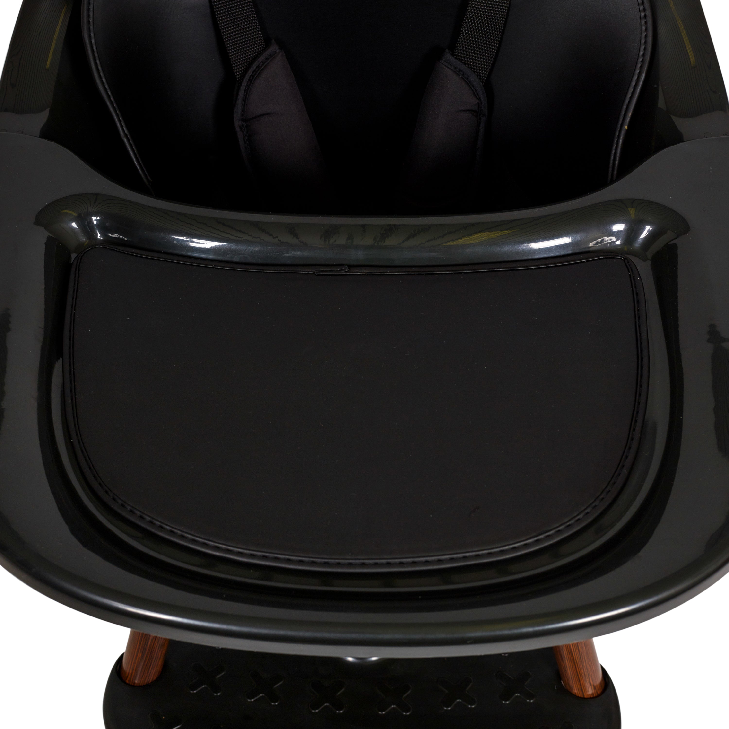 Quax Hochstuhl Ultimo 3 Luxe black/walnut Lieferbar ab ende Mai 2024