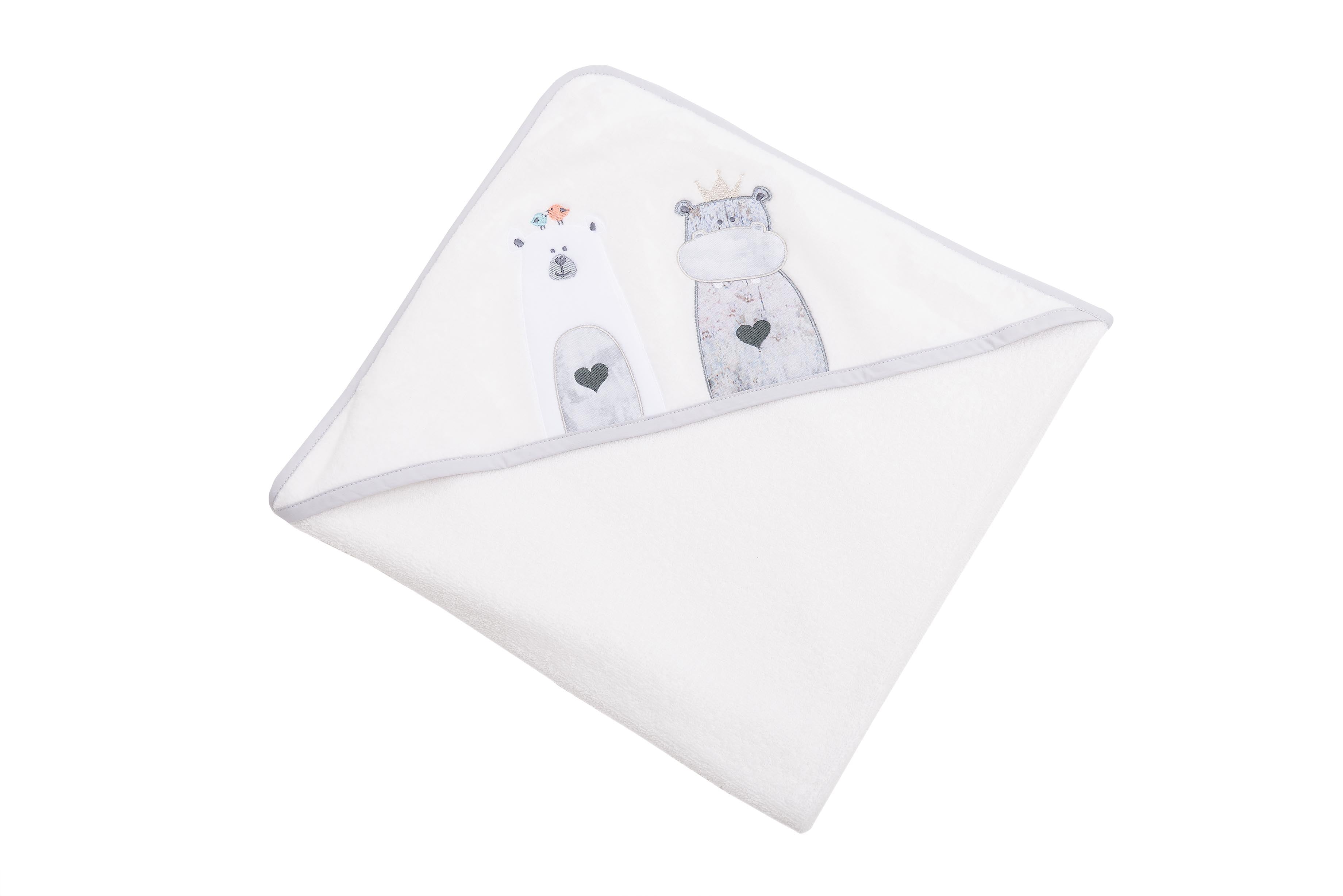 Bebe's Collection Kapuzenbadetuch Odi & Bodi 100x100