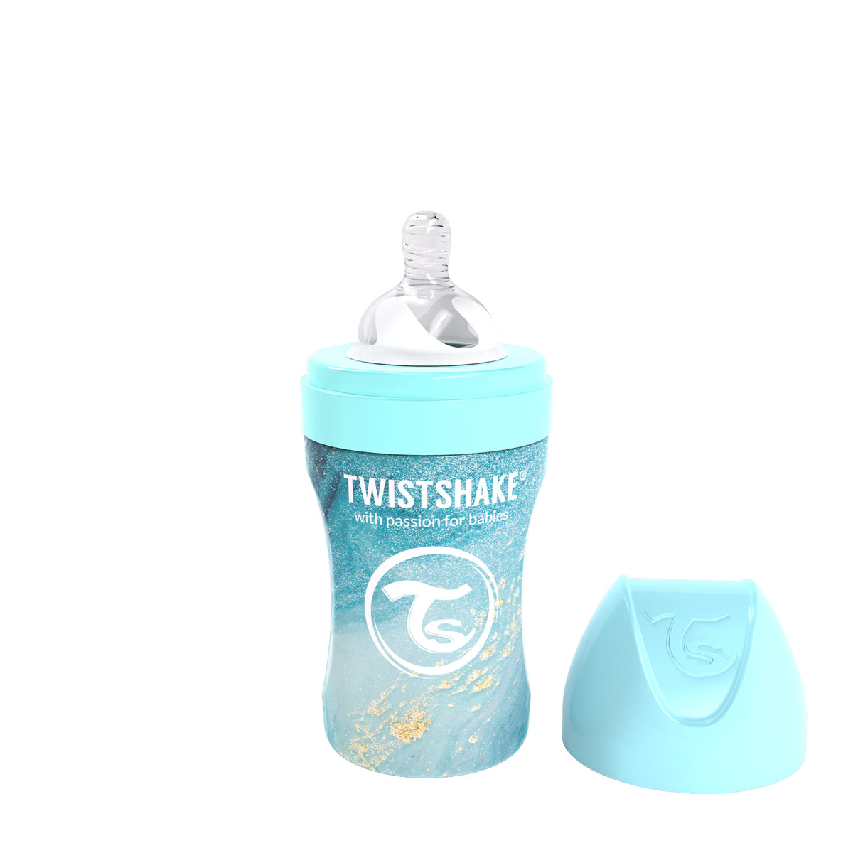 Twistshake Anti Colic Edelstahl Babyflasche