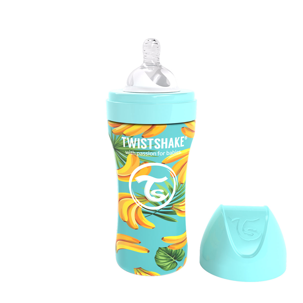 Twistshake Anti Colic Edelstahl Babyflasche