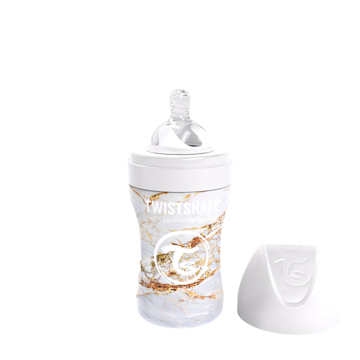 Twistshake Anti Colic Edelstahl Babyflasche