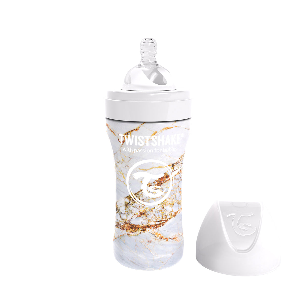 Twistshake Anti Colic Edelstahl Babyflasche