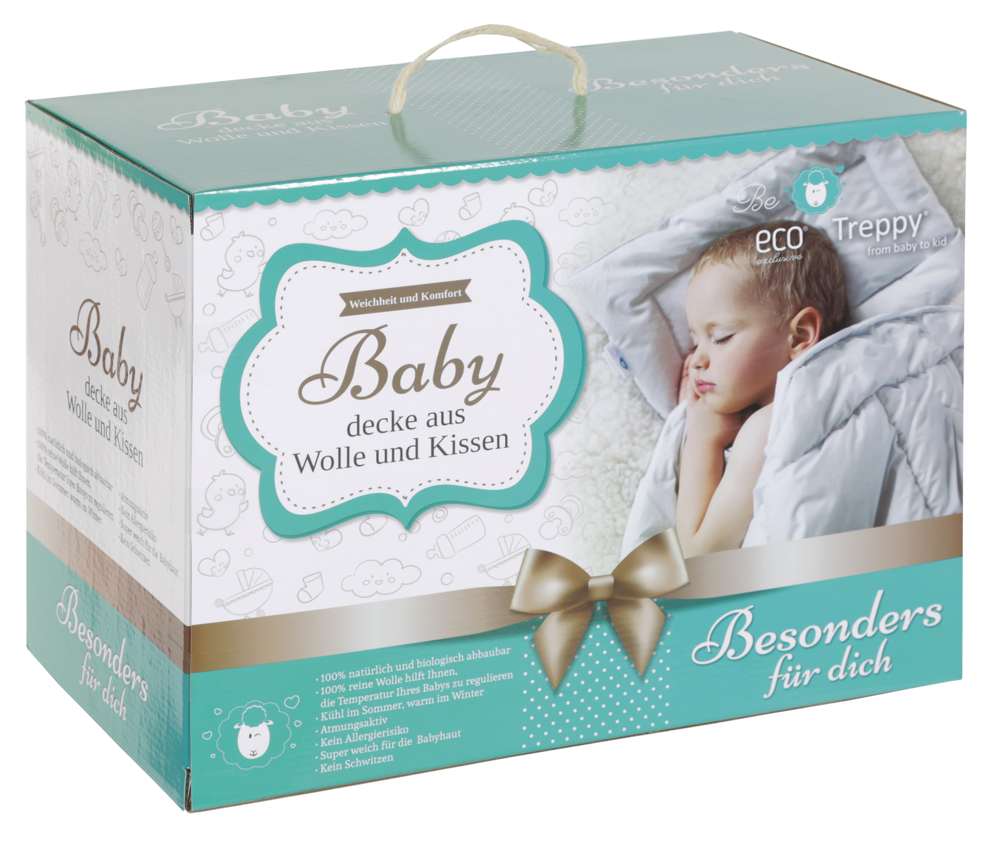 Treppy Duvetset aus Wolle Wool Duvet & Pillow