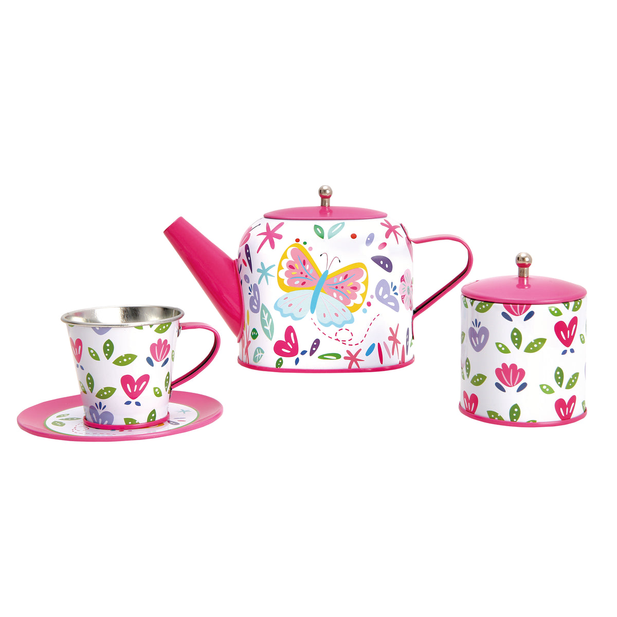 Bino Kinder-Tee-Set, rosa