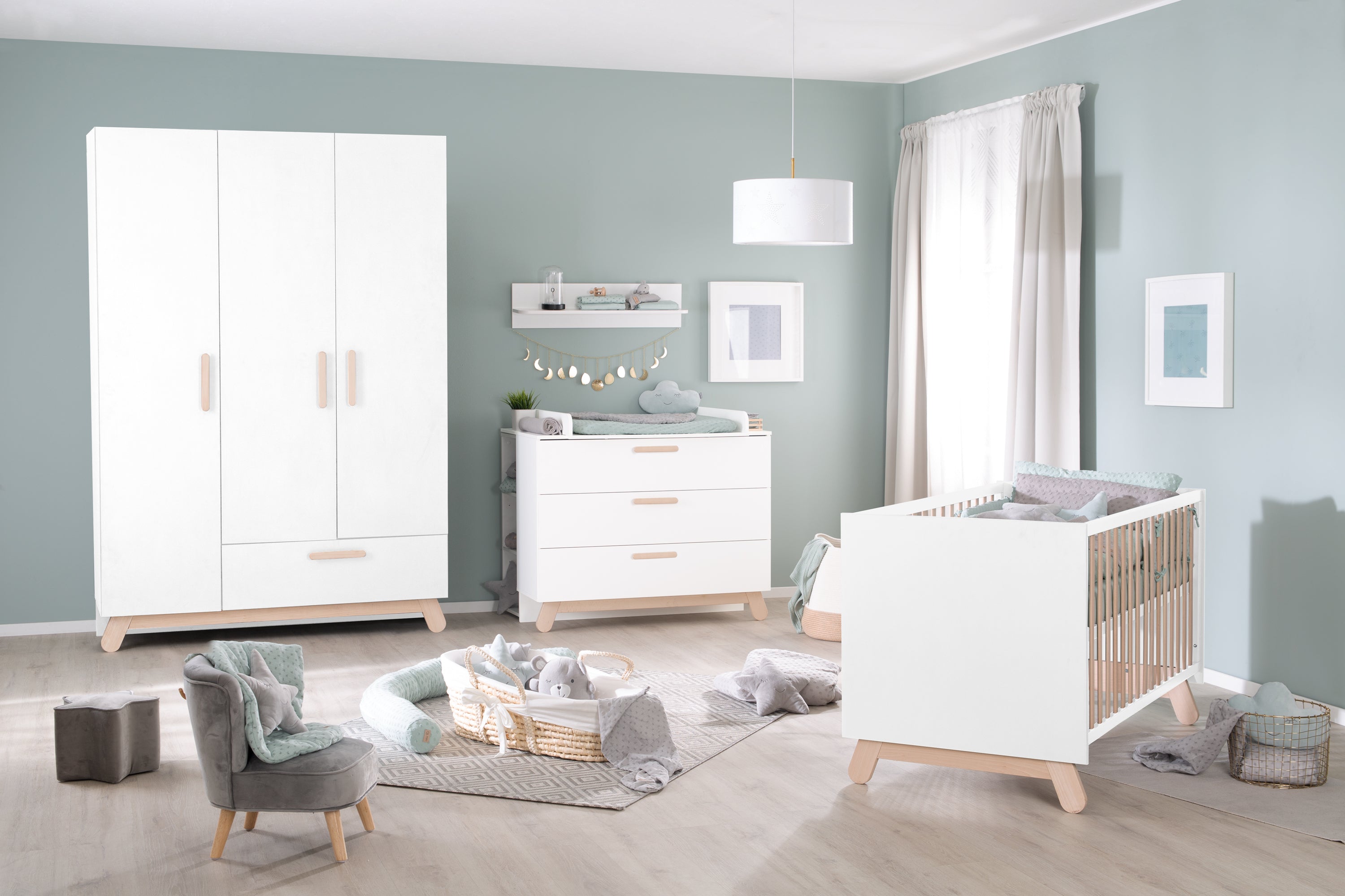 Roba Kinderzimmer 3-teilig inkl. Wickelansatz - Clara SONDERANGEBOT