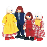 Puppenfamilie, 4 Personen
