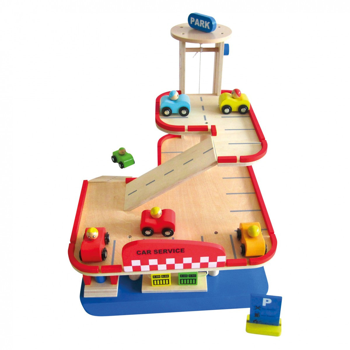 Parkhaus aus Holz, 2 Ebene