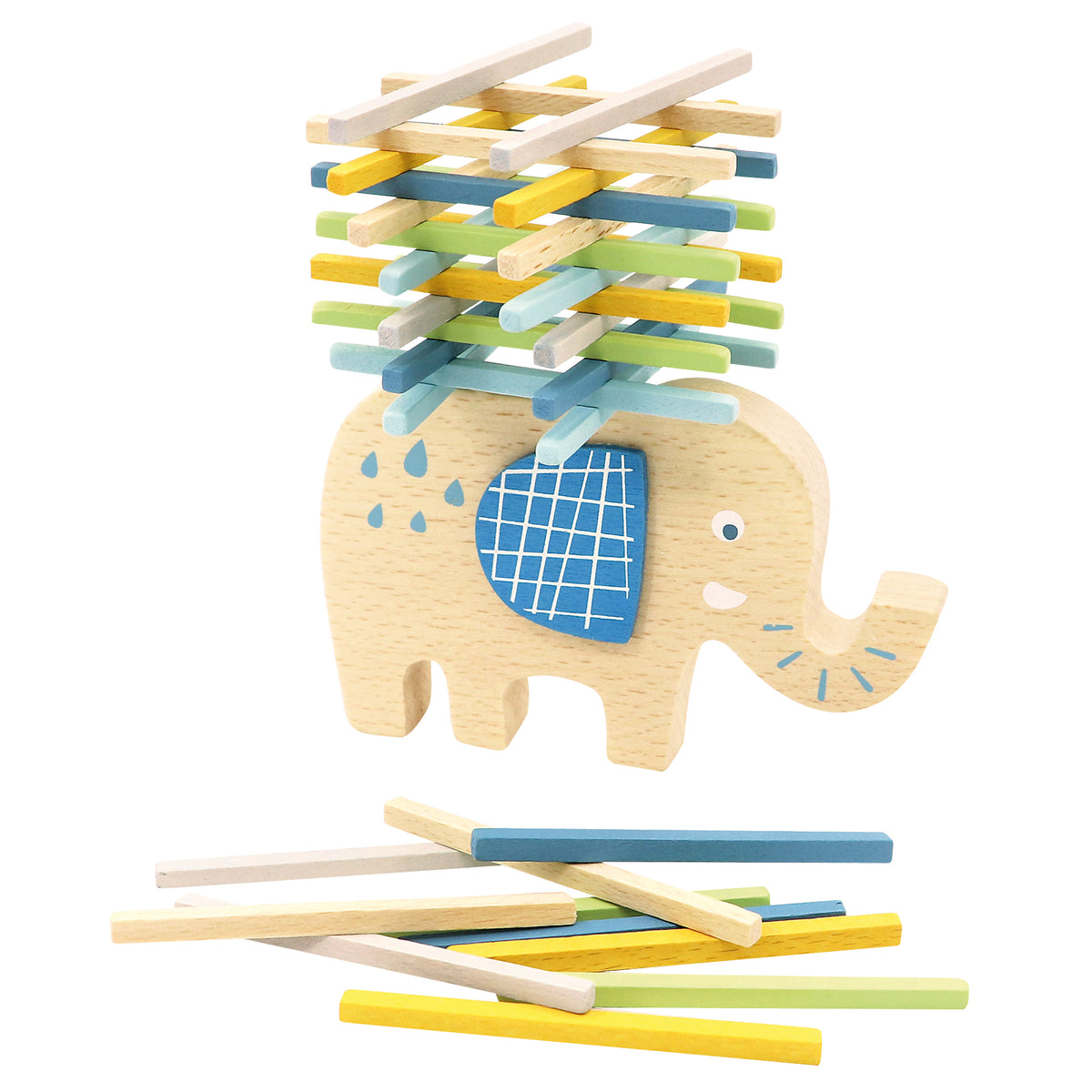 Bino Kinder-Krocket-Set aus Holz, Zirkus