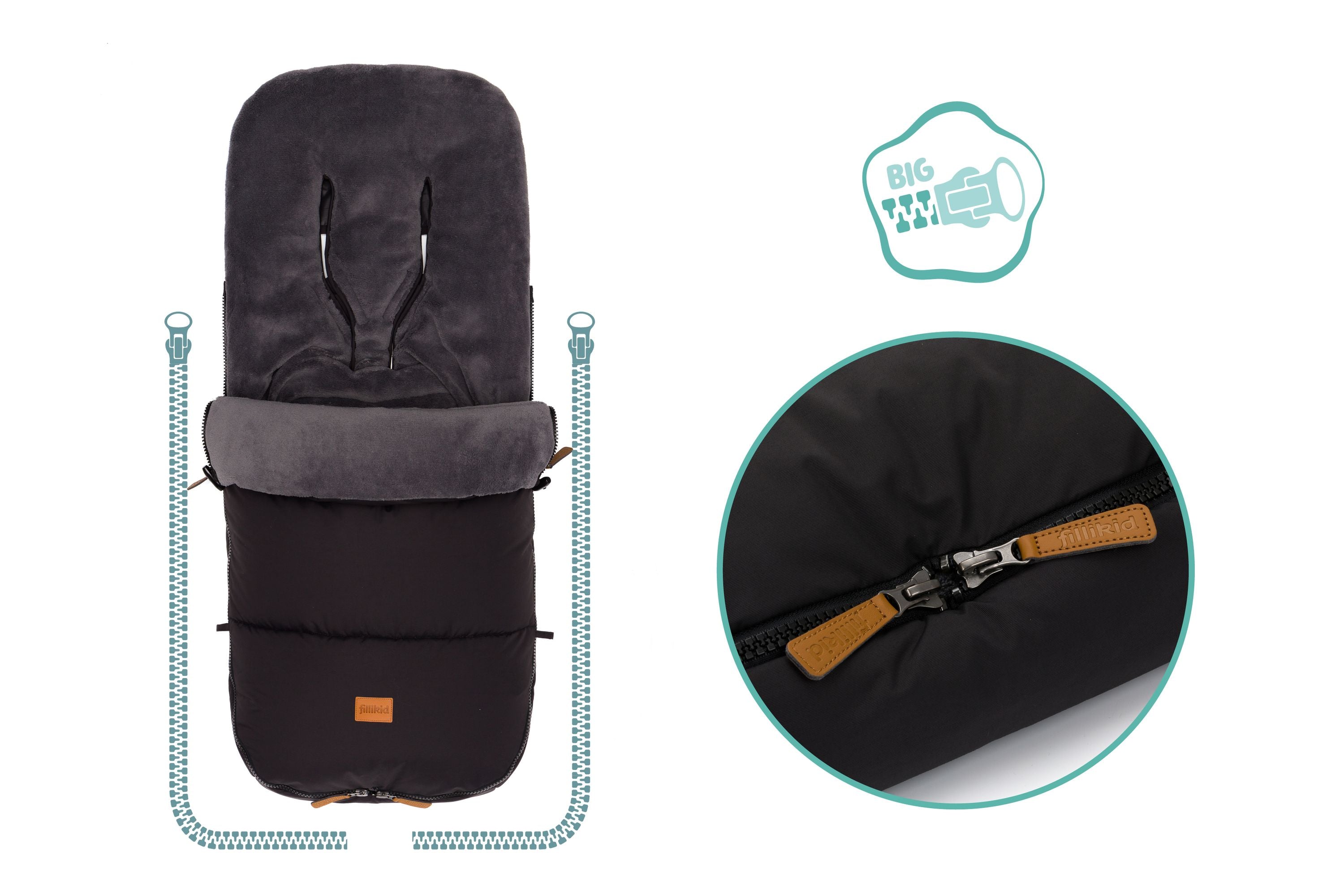 Fillikid Winterfusssack Kinley -Buggy, Sport - & Kinderwagen