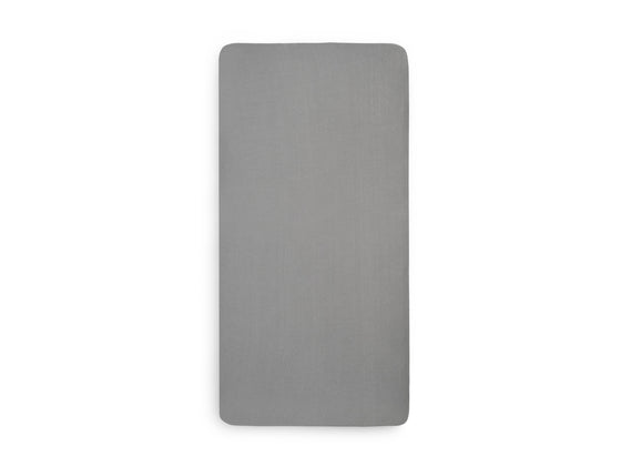 Jollein Spannbettlaken Wiege Jersey 40/50x80/90 cm- Storm Grey