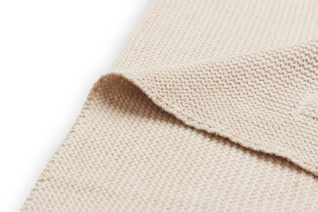 Jollein Decke Kinderbett 100x150cm Basic Knit Nougat