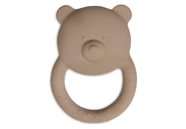 Jollein Beissring Naturkautschuk Teddy Bear Biscuit