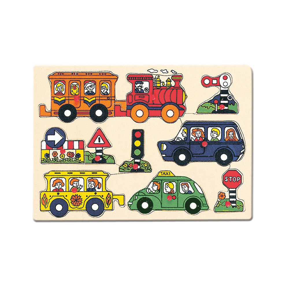 Steckpuzzle Verkehr