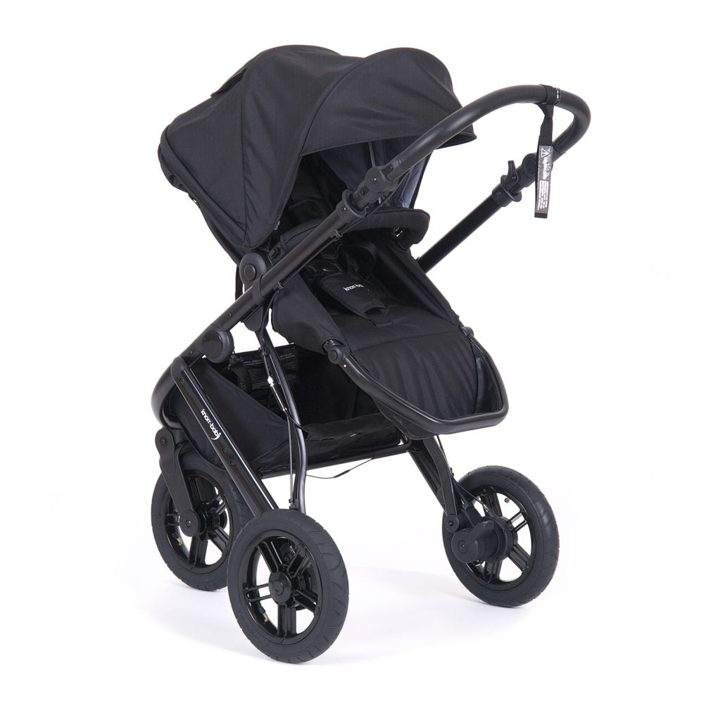 Knorr-Baby Kombi-Kinderwagen BrakeSport 3 mit Handbremse schwarz