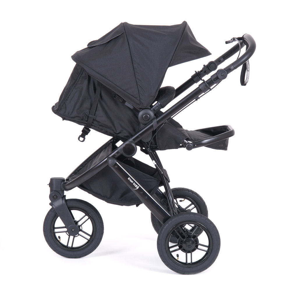 Knorr-Baby Kombi-Kinderwagen BrakeSport 3 mit Handbremse schwarz