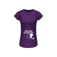 Kurzarm T-Shirt mit Spruch 9 Montae Hausarrest