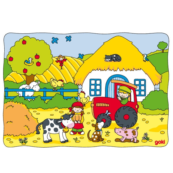 Goki Schiebepuzzle Unser Bauernhof