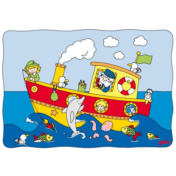 Goki Schiebepuzzle auf grosser Fahrt