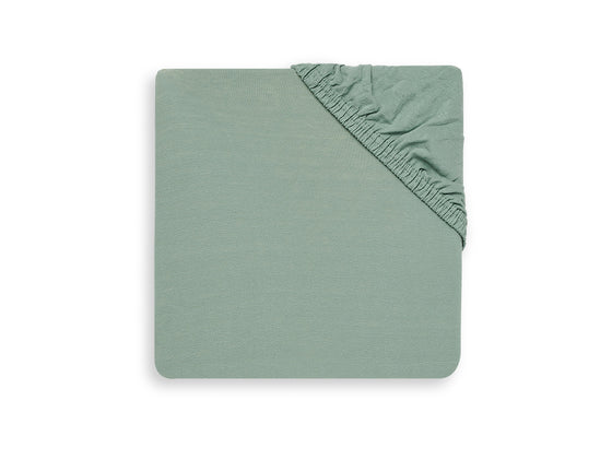 Jollein Spannbettlaken Wiege Jersey 40/50x80/90 cm-Ash Green